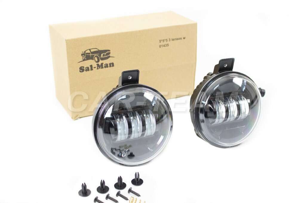 Противотуманные фары (ПТФ) "Sal-Man" 3 диода LED 50W на Chevrolet Cruze, Captiva, Antara (арт. 01435)