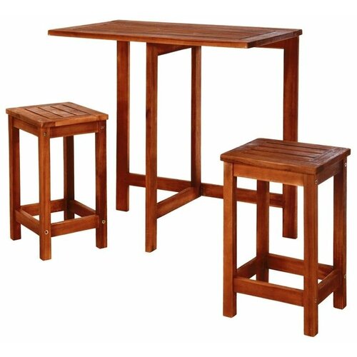 Комплект мебели для балкона реден (стол и 2 табурета), дерево, Koopman International VT2200360 аксессуары для мебели вырастайка стол приставной 2 к ограничителю