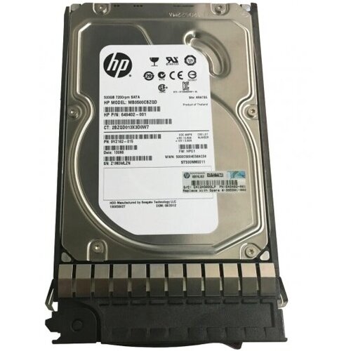 Жесткий диск HP 9YZ162-015 500Gb SATAII 3,5 HDD жесткий диск hp 9yz162 065 500gb 7200 sataii 3 5 hdd