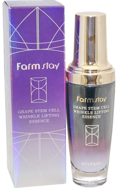 Сыворотка с лифтинг-эффектом FarmStay Grape Stem Cell Wrinkle Lifting Essence, 50мл - фото №17