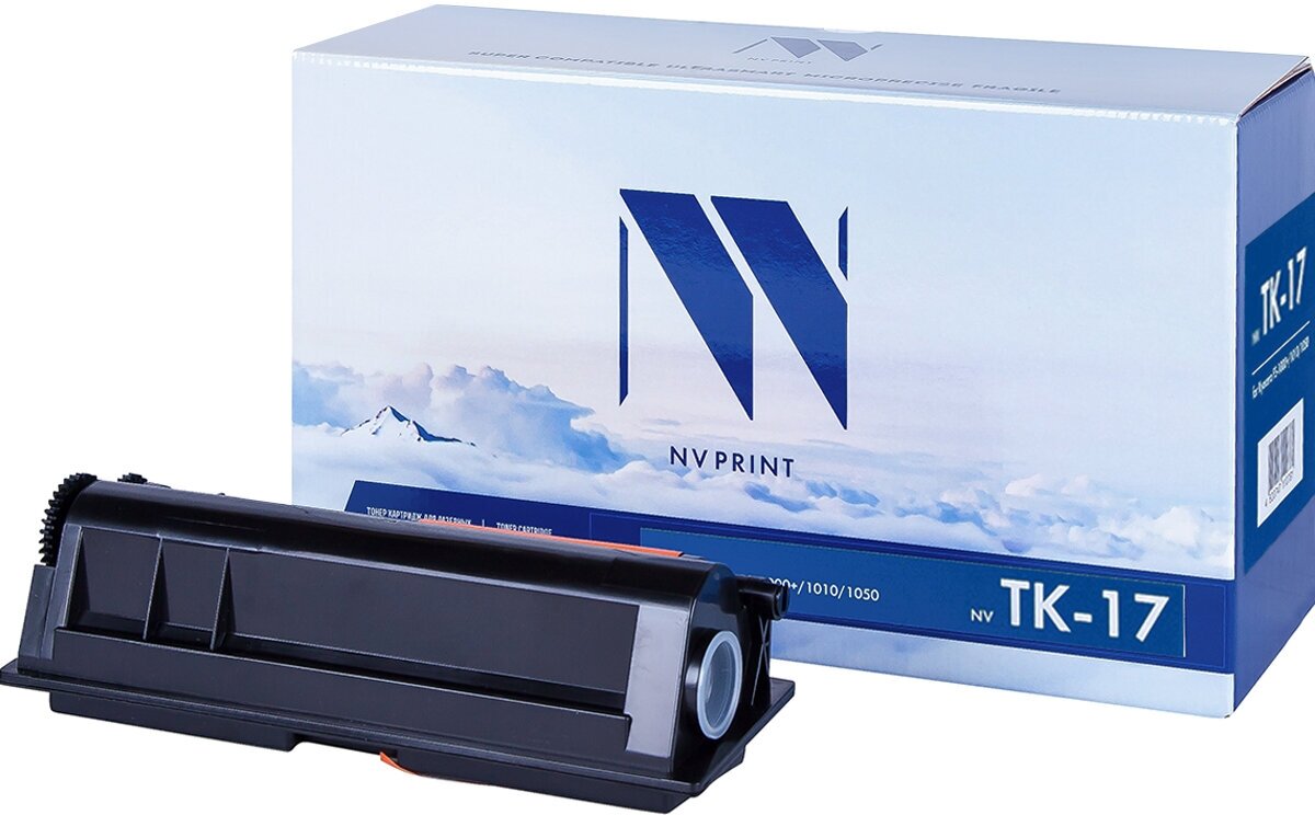 Тонер-картридж NV Print NV-TK17 для Kyocera FS-1000, 1000+, 1010, 1050 (совместимый, чёрный, 6000 стр.)