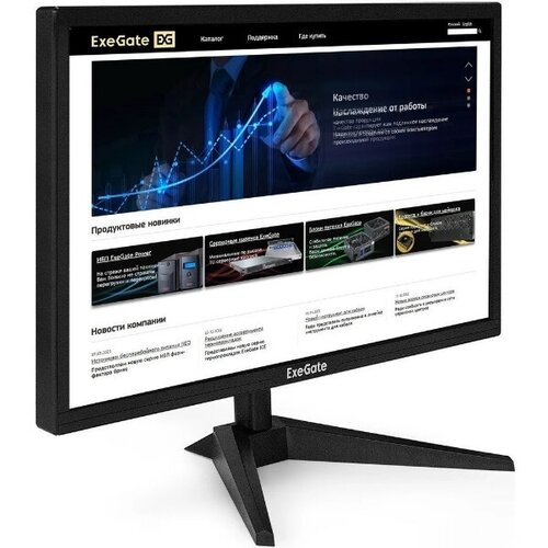 Монитор 27 ExeGate EB2700 (TN LED Grade A+, FHD, 1920x1080@60Гц, 16:9, 200cd/m2, 1000:1, 178/178, 5ms, D-Sub, HDMI, кабель HDMI 1.5м, VESA, регулировк