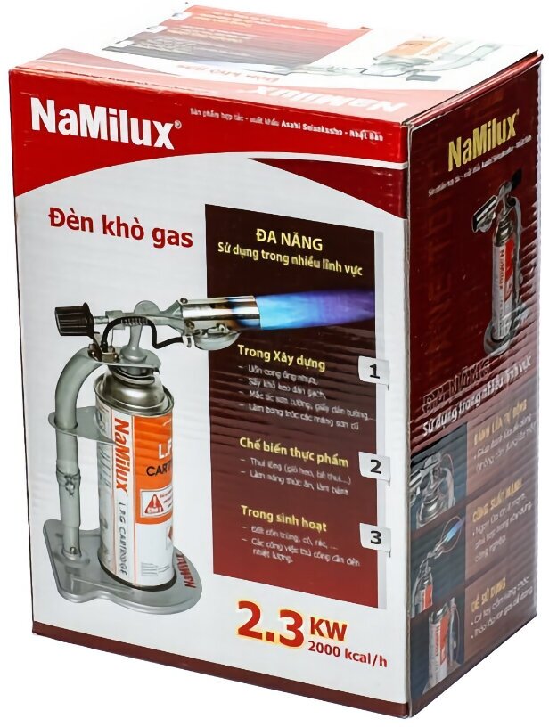 Газовая горелка NaMilux NA-191SP с подставкой - фотография № 5