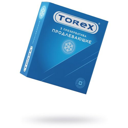 Презервативы Torex Продлевающие с пролонгирующим эффектом - 3 шт.