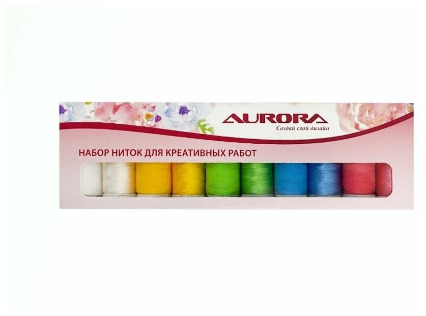 Нитки для вышивки, нитки для вышивания, Aurora Попурри Лето AU-8206