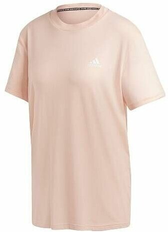 Футболка adidas, размер S, розовый