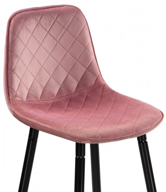 Барный стул Capri pink / black - фотография № 4