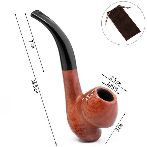 Трубка для курения деревянная 