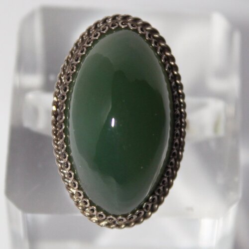 Кольцо True Stones, нефрит, размер 17, зеленый кольцо true stones нефрит размер 18 зеленый
