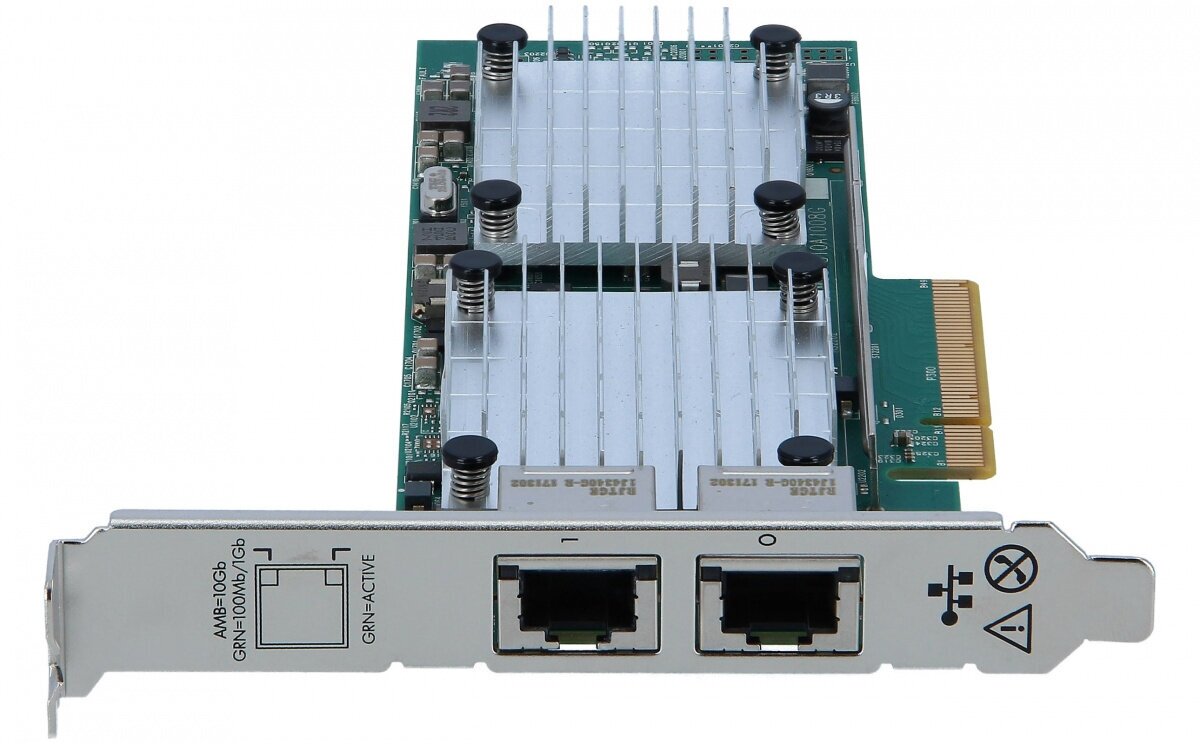 Адаптер HPE Ethernet 10Gb 2P 530T (656596-B21) - фото №5