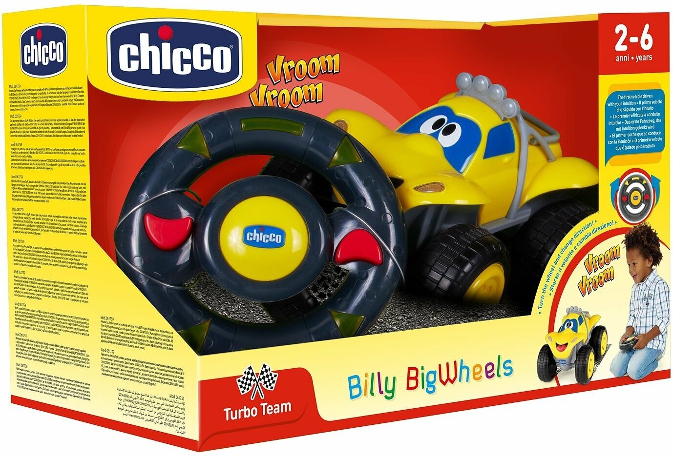 Машинка Chicco Билли Большие колеса (617592/61759) 1:5 20