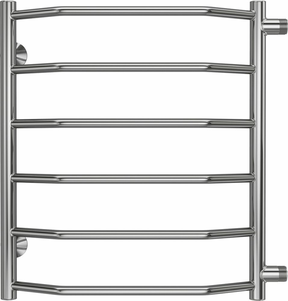 Полотенцесушитель водяной Terminus Виктория П6 500x600 с боковым подключением 500