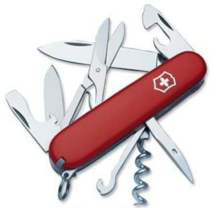 Нож Victorinox Climber, 91 мм, 14 функций, красный