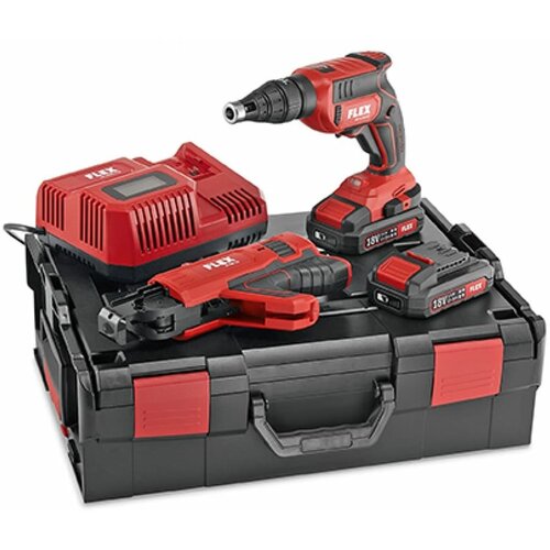 Аккумуляторный шуруповерт для гипсокартона Flex DW 45 180-EC M25 Set 10573400₽