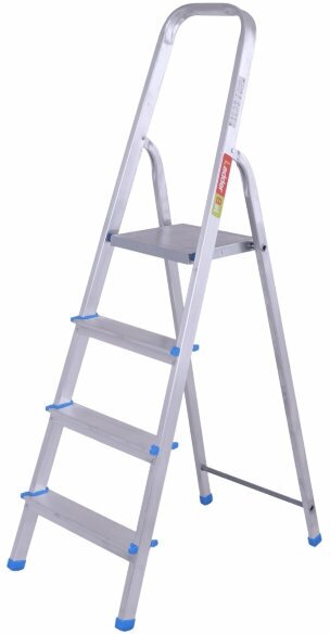 Стремянка LadderBel 4 ступени Aluminum