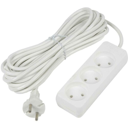 Удлинитель Uniel Ultra 3гн х 10м б/з S-CU3-10 White UL-00009980