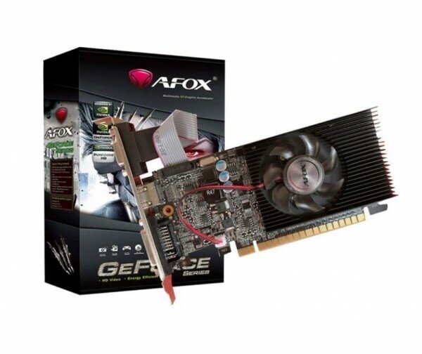 Видеокарта PCI-E Afox AF220-1024D3L2 1GB DDR3 128bit 40nm 625/12000MHz D-Sub/DVI-D/HDMI - фото №4