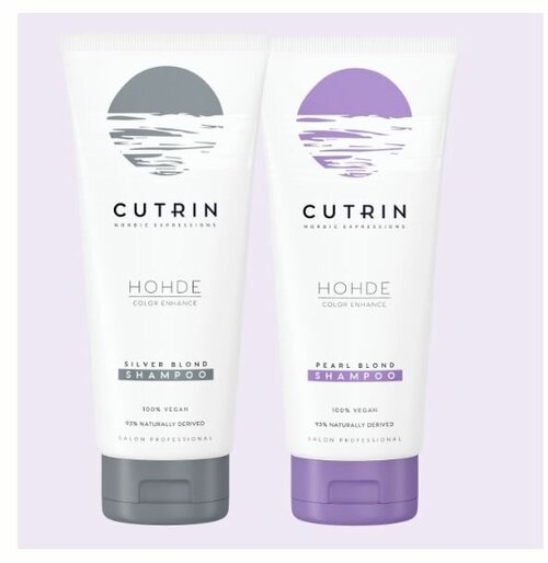 Шампунь Cutrin Coloring Hair and Perming Hohde Color Shampoo, Тонирующий шампунь, Серебро