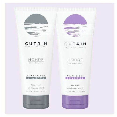 Шампунь Cutrin Coloring Hair and Perming Hohde Color Shampoo, Тонирующий шампунь, Серебро ec no yellow shampoo анти желтый шампунь для светлых обесцвеченных или седых волос 300 мл