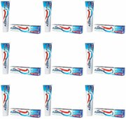 Aquafresh Зубная паста Освежающе-мятная, синяя, 100 мл, 9 шт