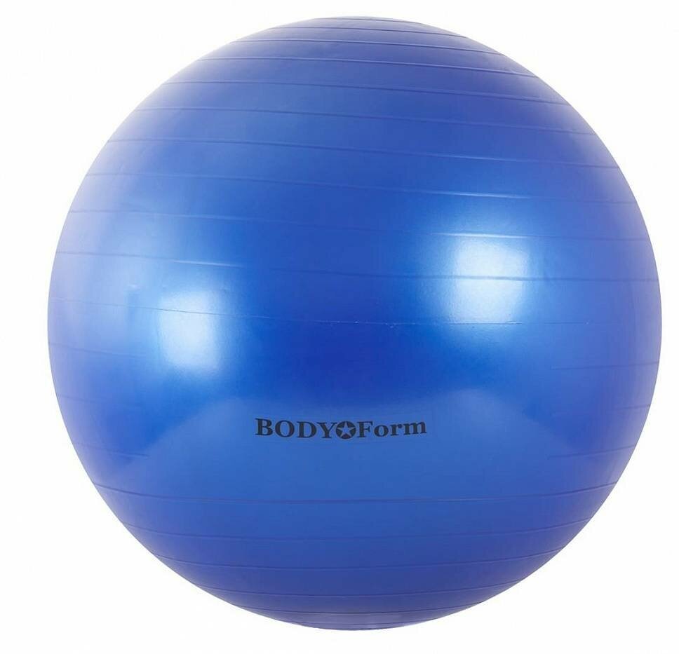 Мяч гимнастический BF-GB01AB (34") 85см."антивзрыв" (синий)