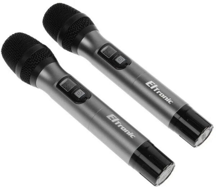 Набор беспроводных микрофонов Eltronic 10-07 (черный) .