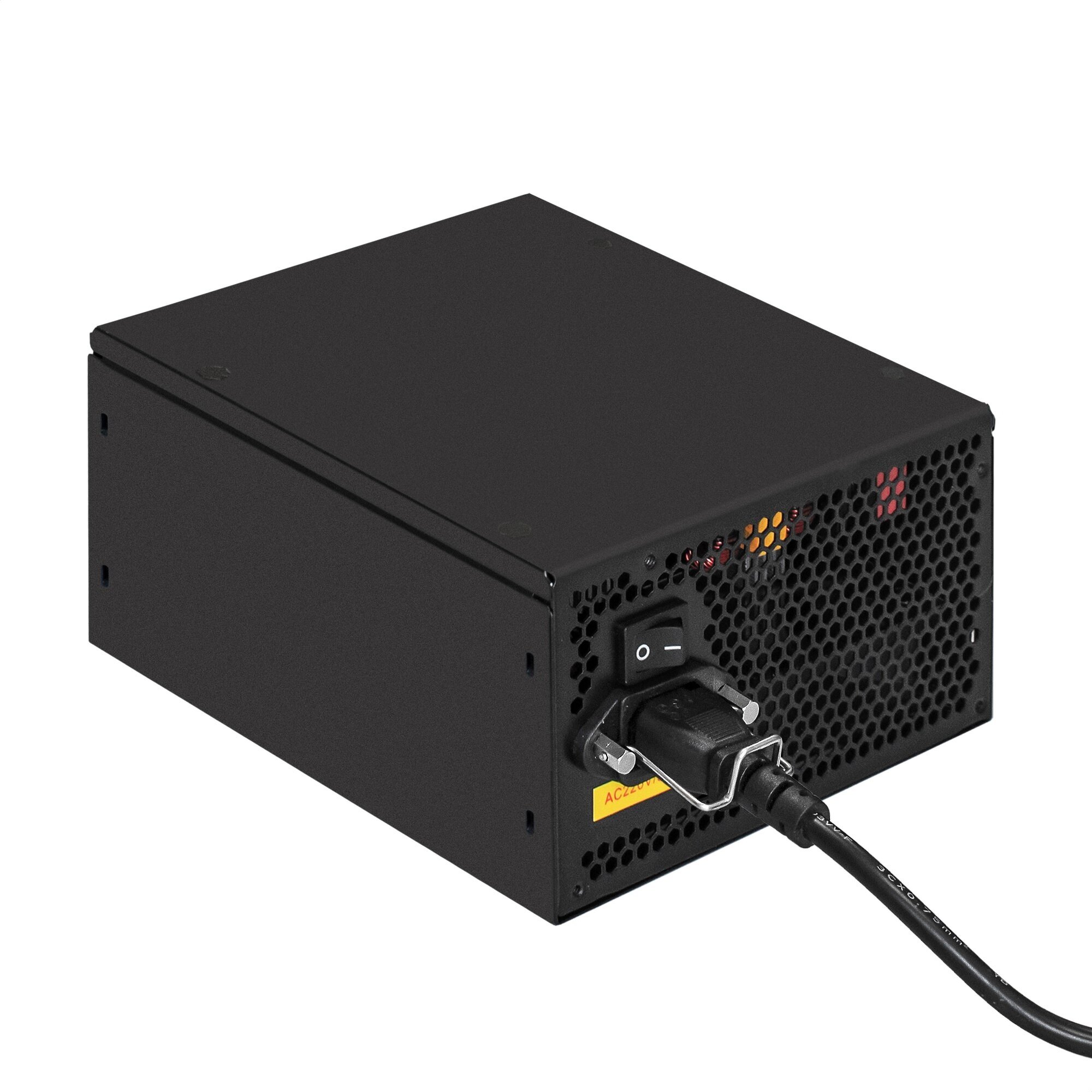 Блок питания ATX Exegate EX224734RUS-S 500W, SC, black,12cm fan, 24p+4p, 6/8p PCI-E, 3*SATA, 2*IDE, FDD + кабель 220V с защитой от выдергивания - фото №9