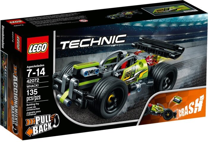 Конструктор LEGO Technic 42072 Зеленый гоночный автомобиль