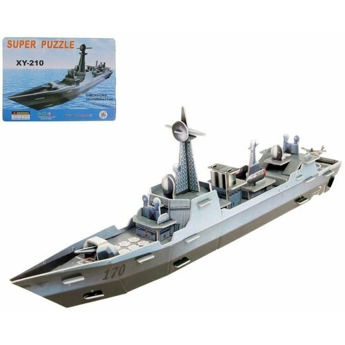 фото Конструктор 3d "военный корабль сима-ленд
