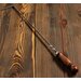 Кочерга с деревянной ручкой, длина 62 см, сталь 3 мм