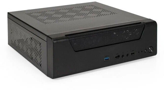 Корпус для компьютера ExeGate FL-102-TPS400 Desktop mini-ITX, 400Вт EX294021RUS black