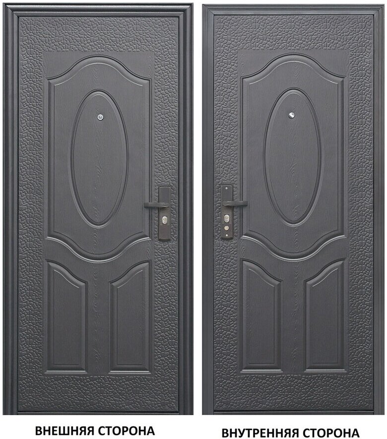 Входная дверь Е40М(коричневый) (960мм) мм левая