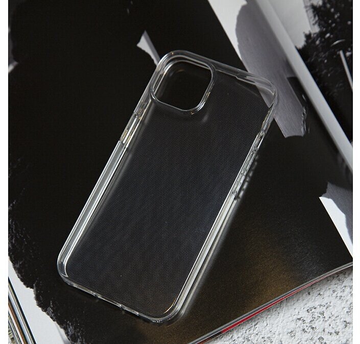 Чехол-крышка Deppa для Apple iPhone 13 Pro, силикон, прозрачный - фото №7
