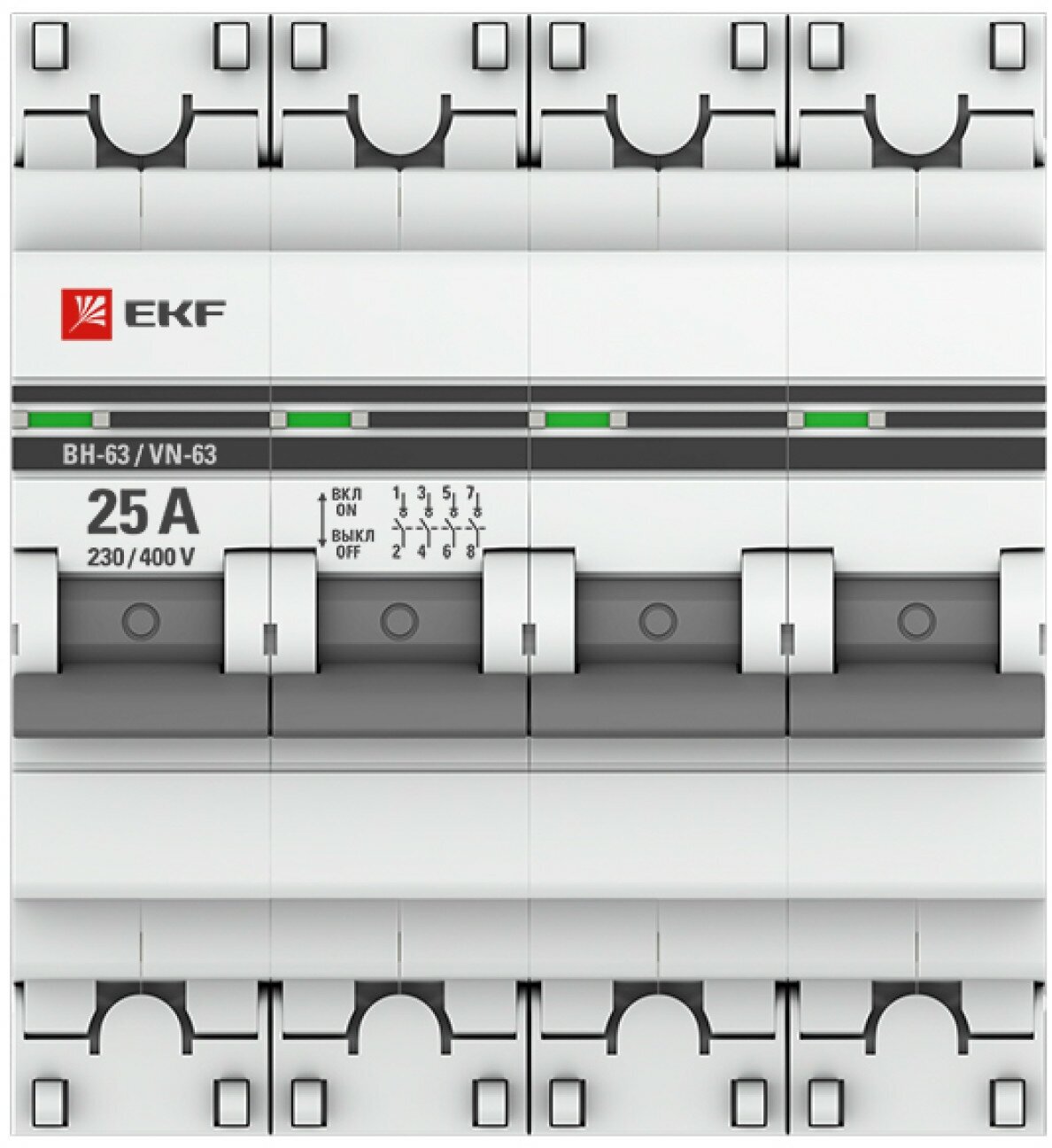 SL63-4-63-pro Выключатель нагрузки 4P 63А ВН-63 PROxima EKF - фото №2
