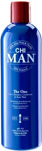 Шампунь, кондиционер и гель для душа Chi Man The One 3-In-1 Shampoo, Conditioner & Body Wash, 355 мл