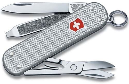 Нож-брелок Classic Alox серебристый Victorinox 0.6221.26 GS