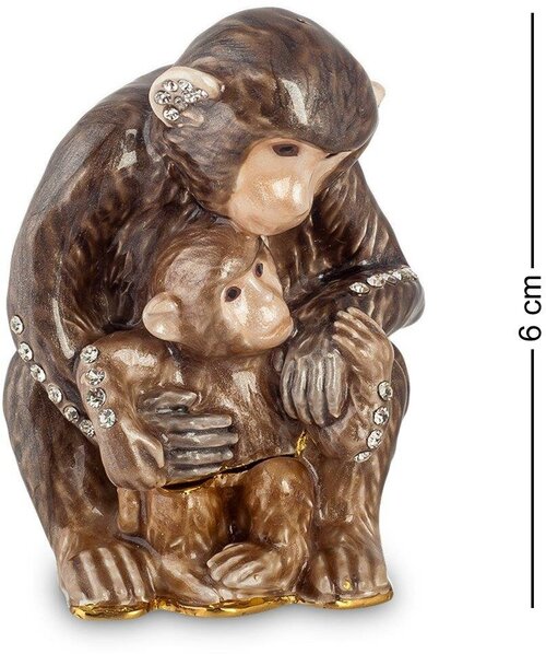 Шкатулка Мама-обезьянка