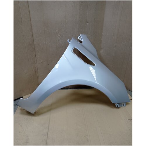 Крыло переднее правое в цвет кузова Kia Rio 3 Киа Рио (2011-2017)RHM -SLEEK SILVER- Серебристый металлик