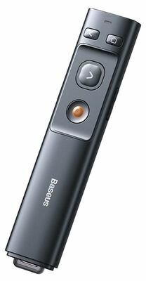 Лазерная указка презентер Baseus Orange Dot Wireless Presenter (ACFYB-0G), цвет лазера-красный, дальность до 100 метров.