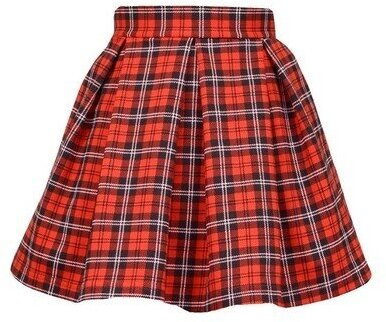 Школьная юбка Luneva, размер 116, красный
