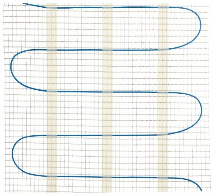 Комплект «Теплый пол» (мат) 130Вт/кв.м FinnMat 520Вт 4.0кв.м 2 жилы ENSTO EFHFM130.4 - фотография № 4