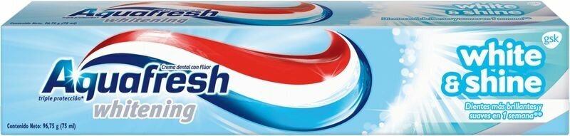 Зубная паста Aquafresh Сияющая белизна 75 мл - фото №1