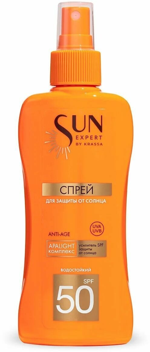 Krassa Sun Expert Спрей для защиты от солнца SPF 50 180 мл