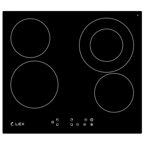 Электрическая варочная панель LEX EVH 641 BL (чёрный)