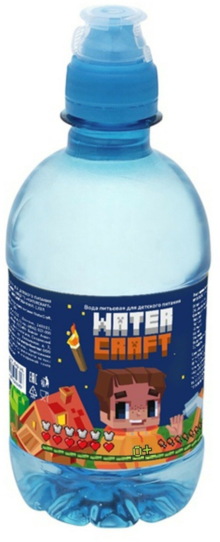 Вода питьевая WATERCRAFT, 0,33 л пластик (упаковка 12 шт) - фотография № 3