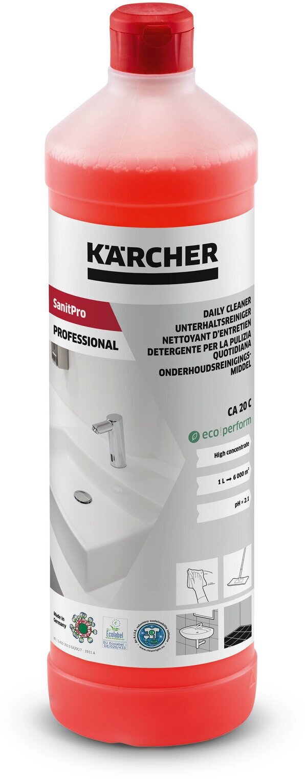 Средство для поддерживающей чистки SanitPro CA 20 C eco! perform 1л KARCHER