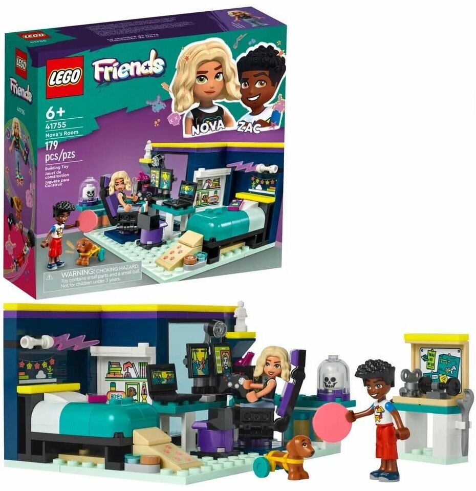 Конструктор Lego Friends Комната Новы для детей от 6 лет (41755-L)
