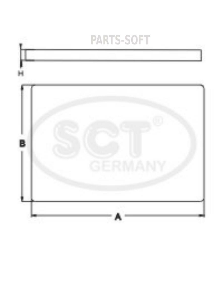 SCT GERMANY SA1185 Фильтр салонный LADA Largus Renault Daster Logan Sandero Nissan Note 03- SCT SA1185