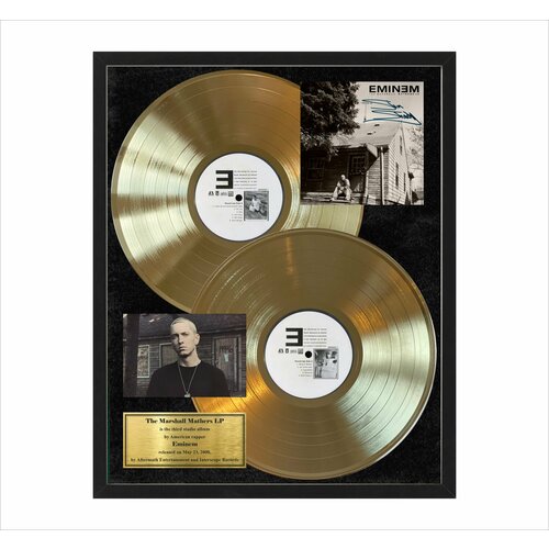 Eminem The marshall LP золотой диск в рамке