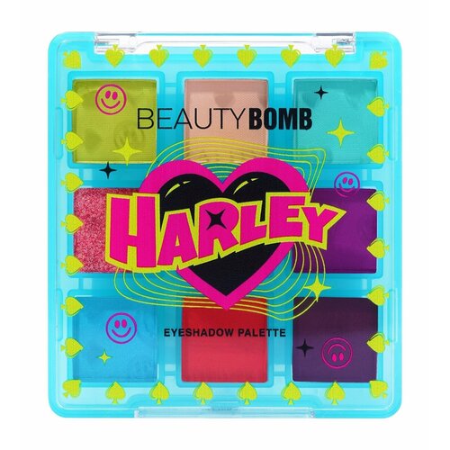 BEAUTY BOMB Палетка теней Harley, 7 г